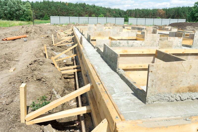 Foundation Footer Installation in Fredericksburg, VA
